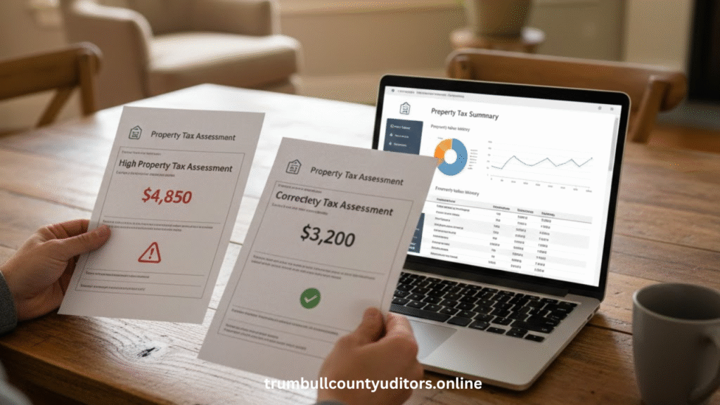 Trumbull County Home Property Tax Statements With Corrected Amounts